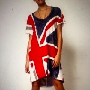 Religion Union Jack Tee Shirt Dress